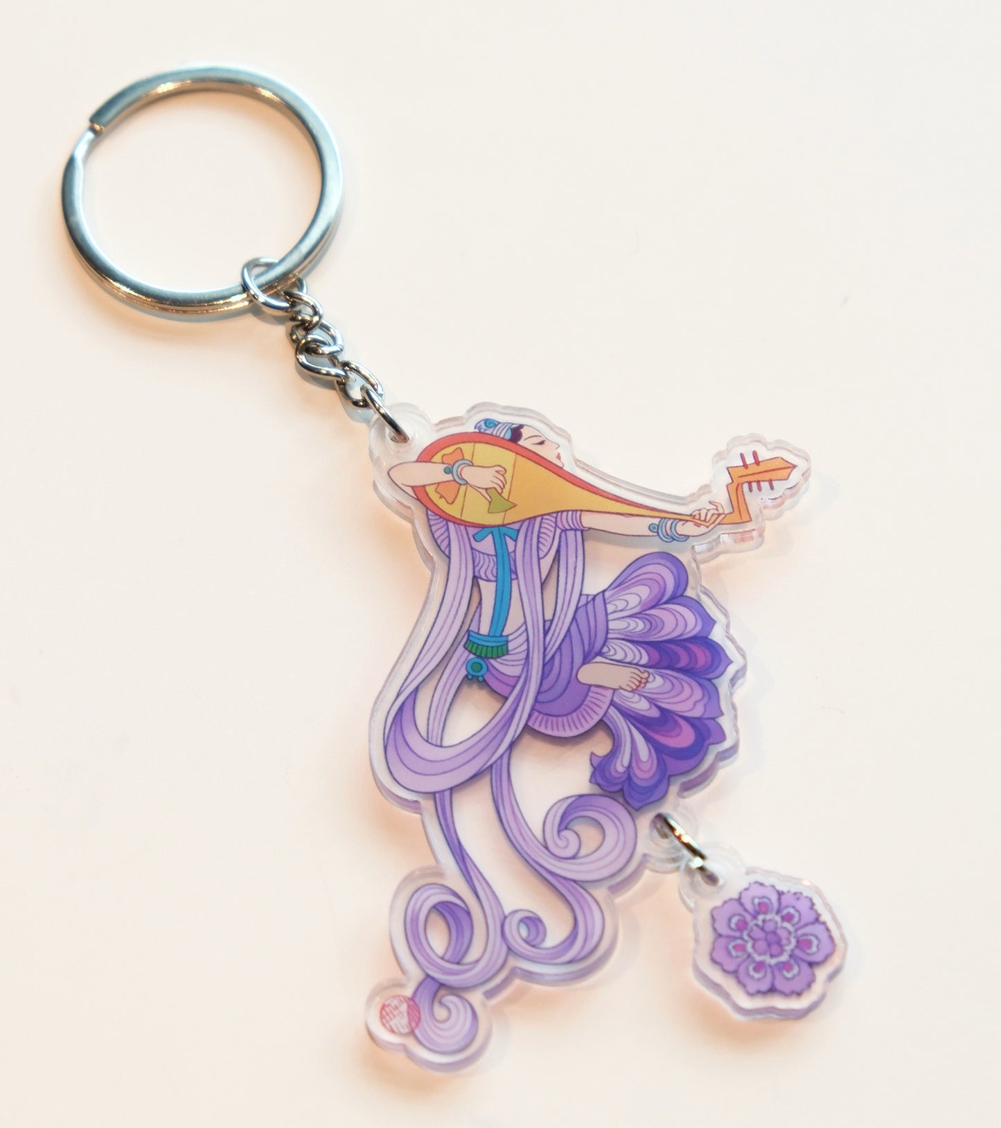 敦煌匙扣_琵琶  Keyring- Lute