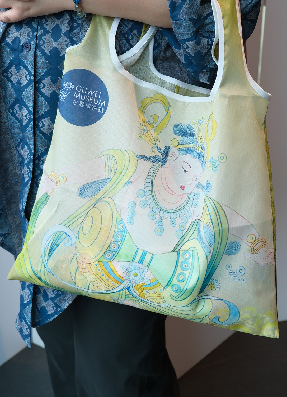 敦煌-環保袋 (淺綠) Dunhuang-Recycled bag (Lime green)